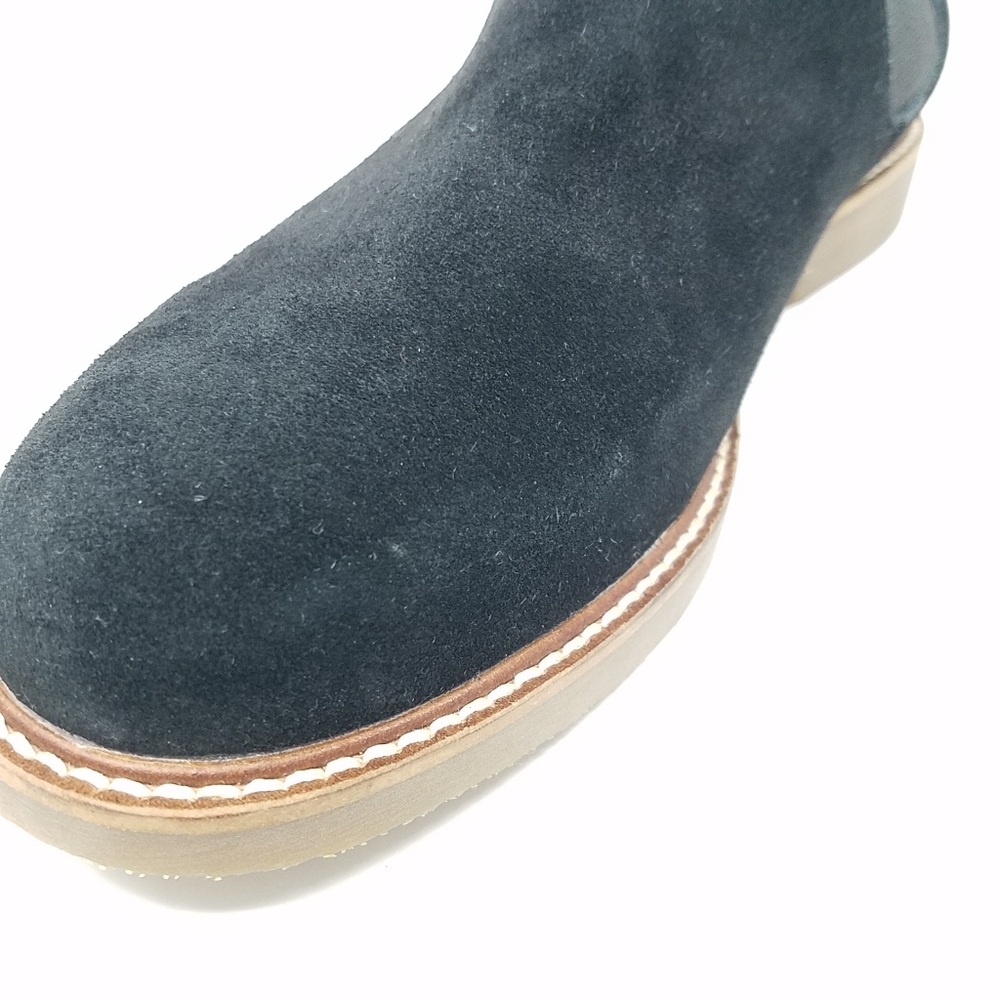 Steve Madden Black Suede Chelsea Boots - Picture 10 of 16